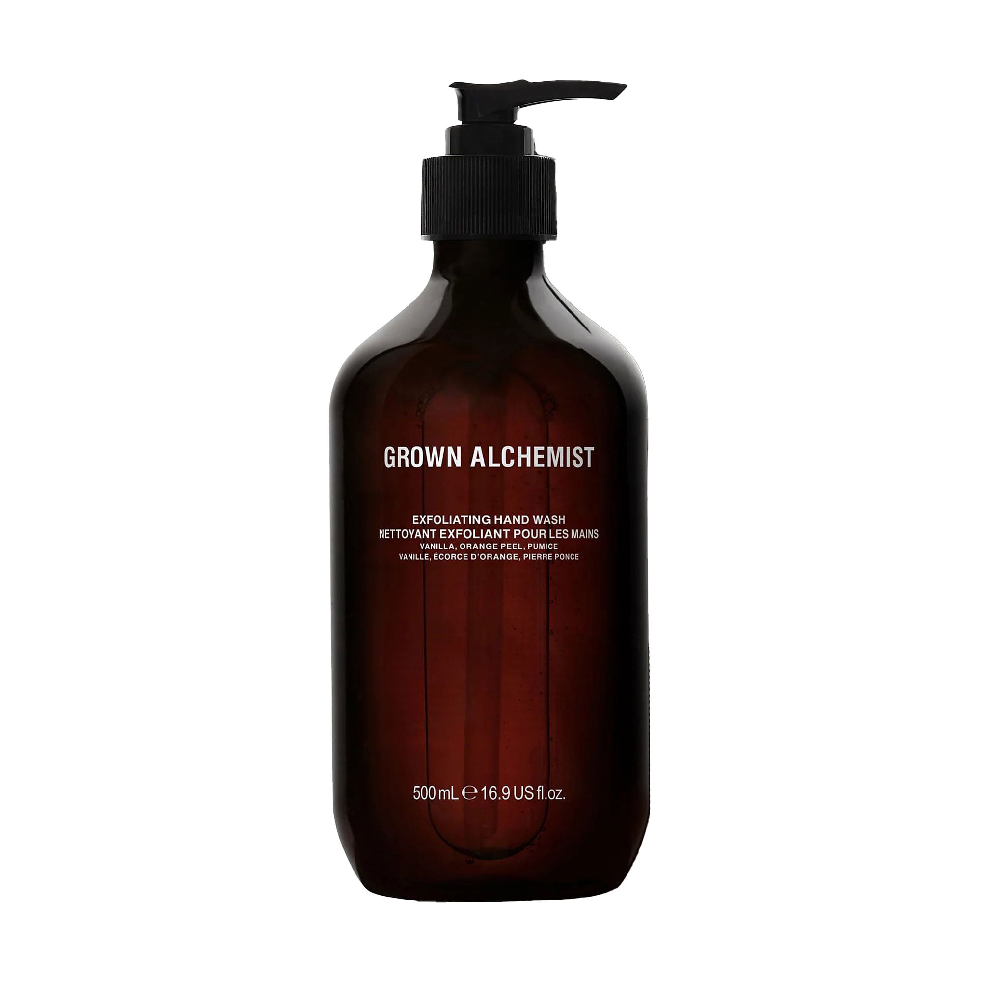 Ексфоліант для миття рук Grown Alchemist Exfoliating Hand Wash з ваніллю, цедрою апельсина та пемзою, 500 мл